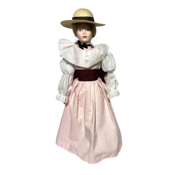Eliza South Carolina Franklin Heirloom Doll Little Maids 13 Colonies Porcelain - Picture 1 of 13